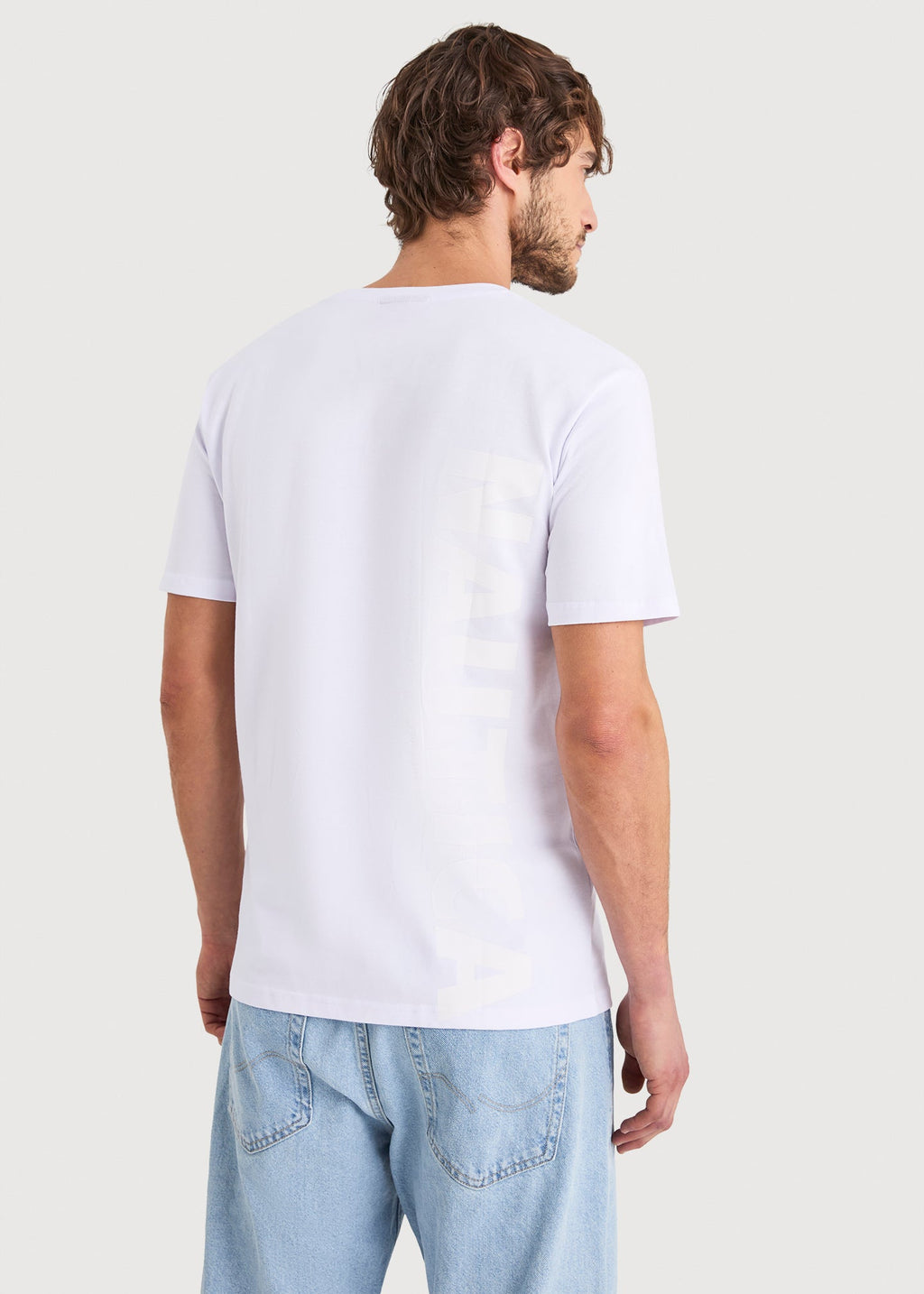 Camiseta Nautica Mangas Cortas Estampado para Caballeros