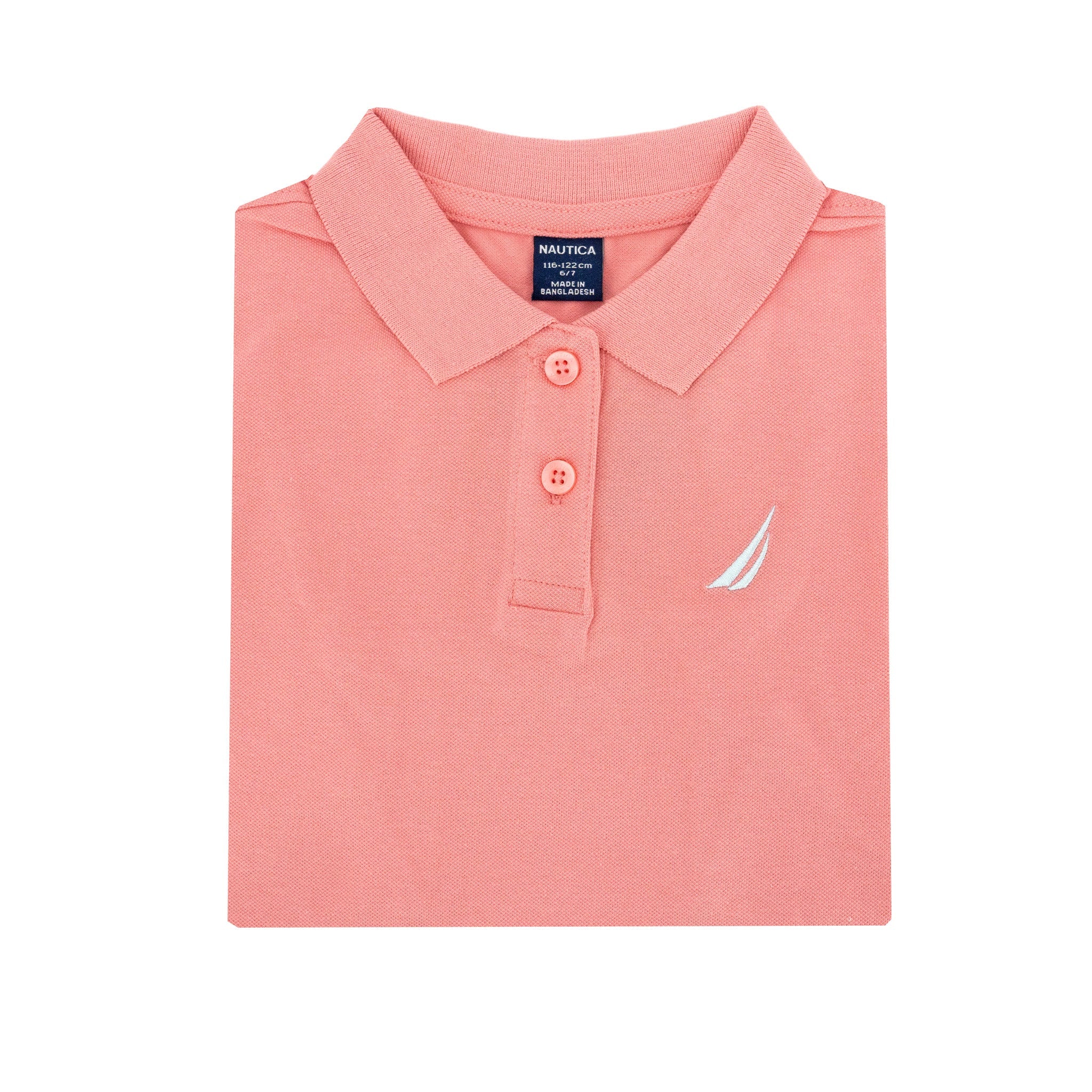 Poloshirt Nautica Mangas Cortas Liso P/ Niñas by Nautica
