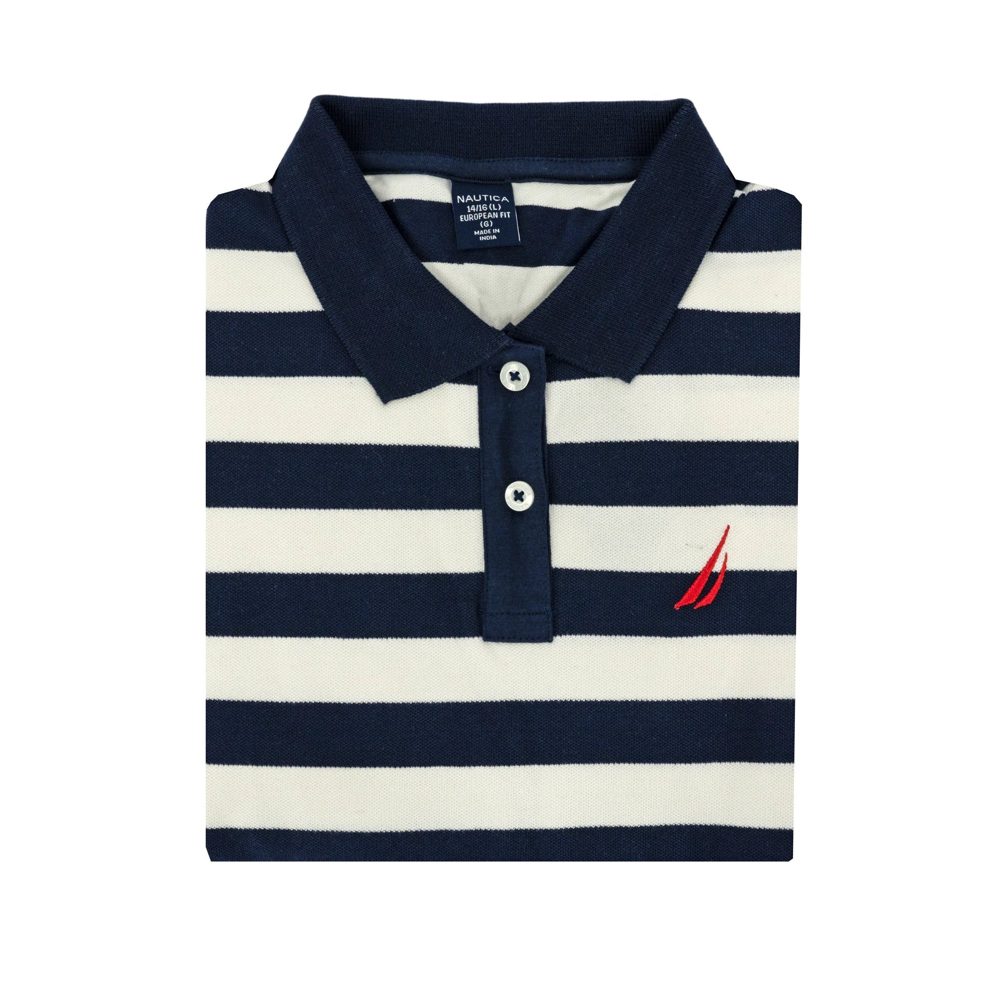 Poloshirt Nautica Mangas Cortas Rayas P/ Niñas by Nautica
