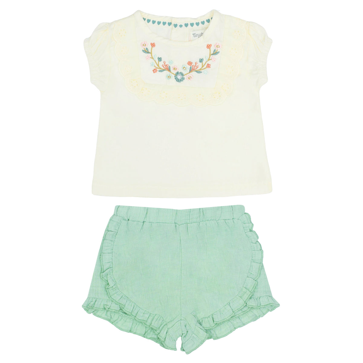 Conjunto Tiny Tots Mangas Cortas Estampado 2 Piezas Nina