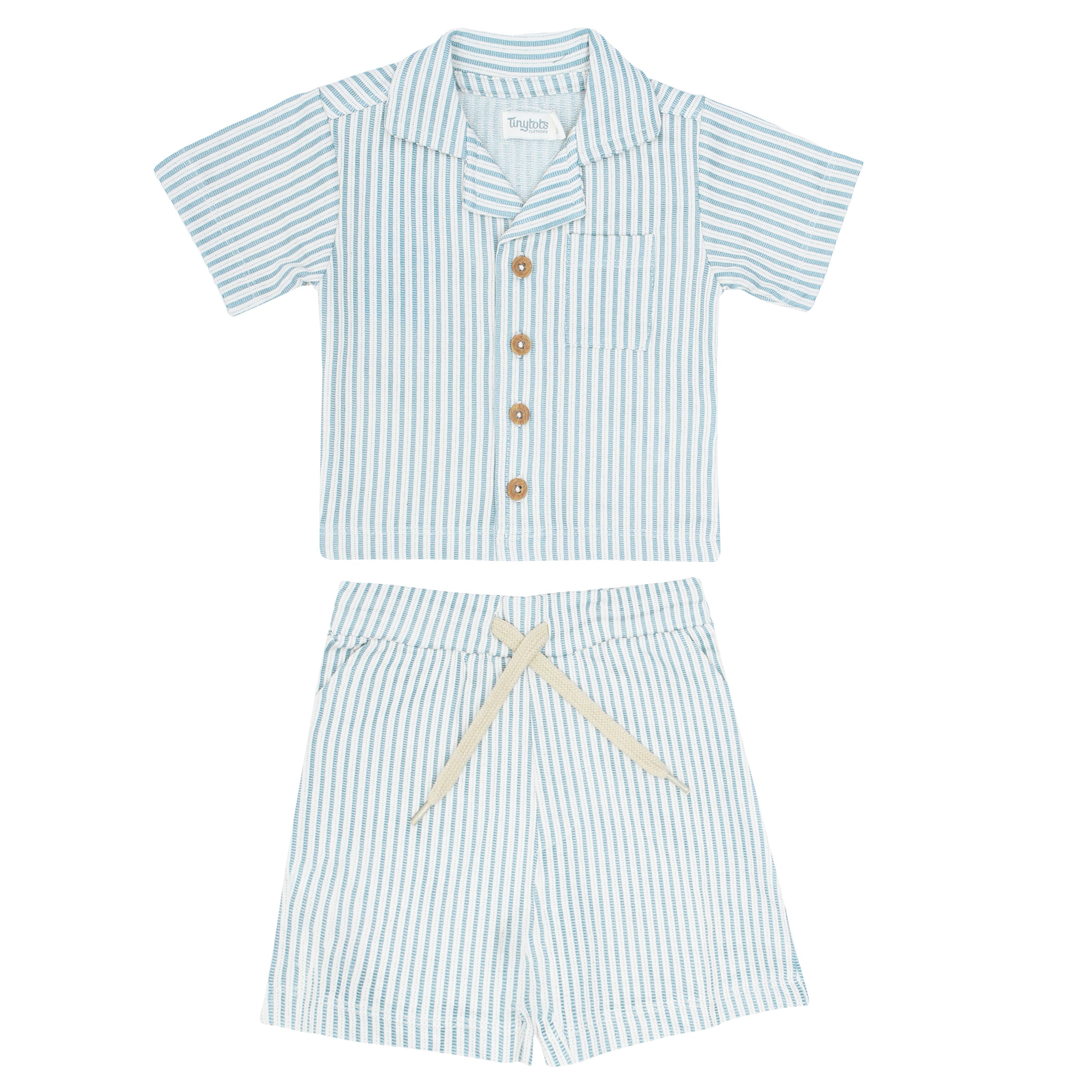 Conjunto Tiny Tots Mangas Cortas Rayas 2 Piezas Niño