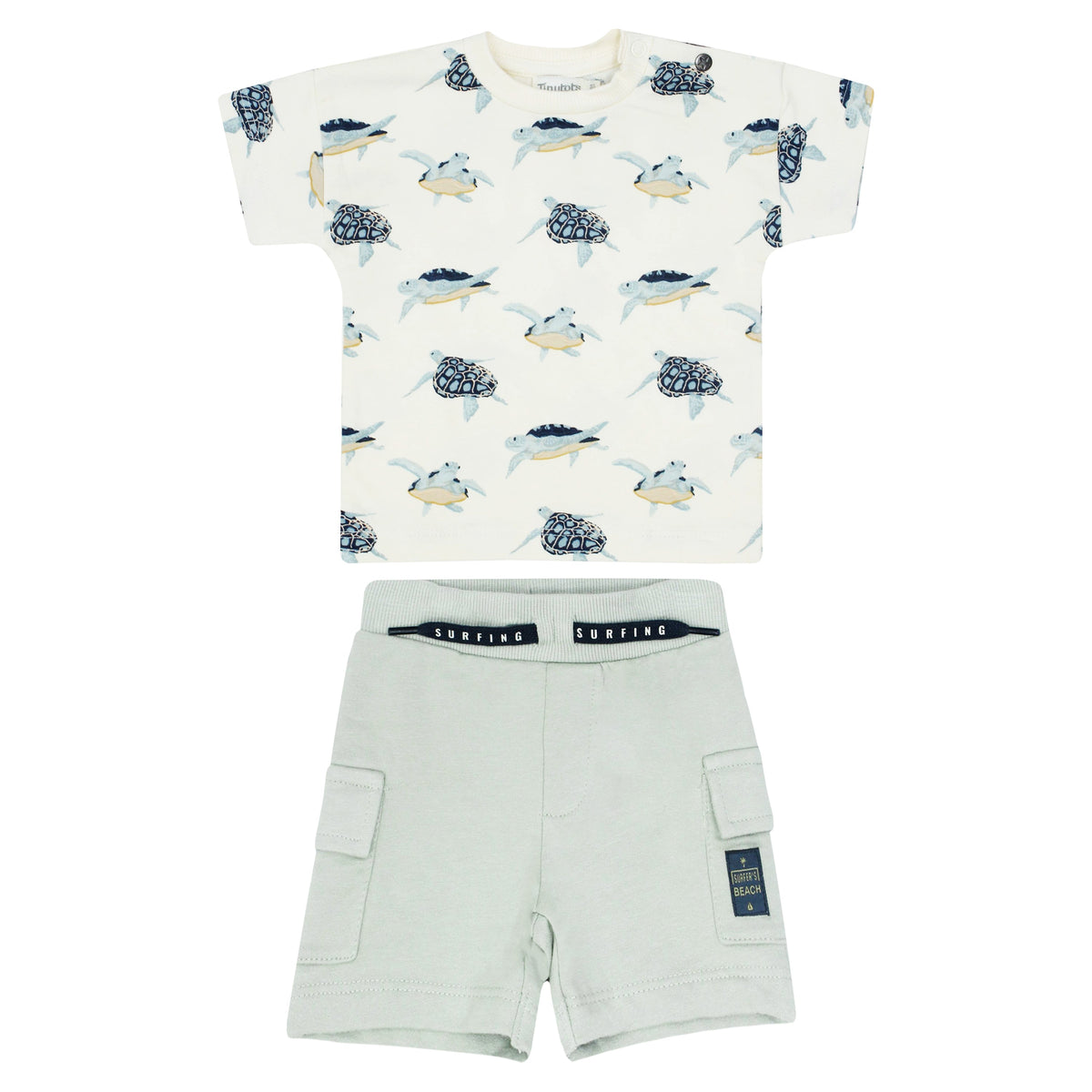 Conjunto Tiny Tots Mangas Cortas Estampado 2 Piezas Nino