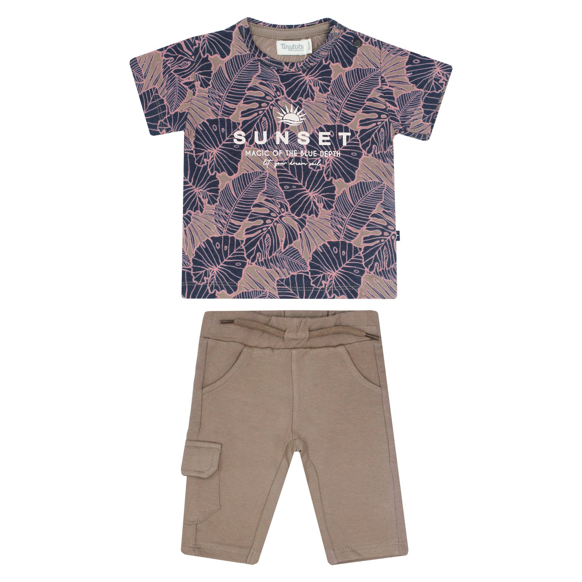 Conjunto Tiny Tots Mangas Cortas Estampado 2 Piezas Nino