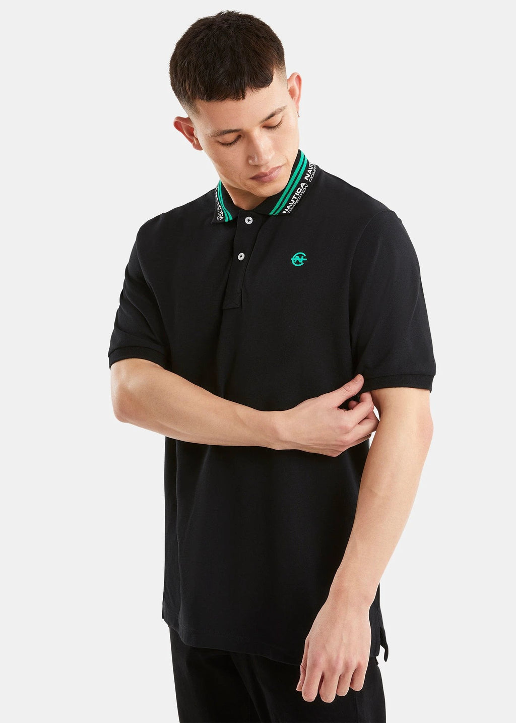 Poloshirt Nautica Mangas Cortas Liso Para Caballeros by Nautica