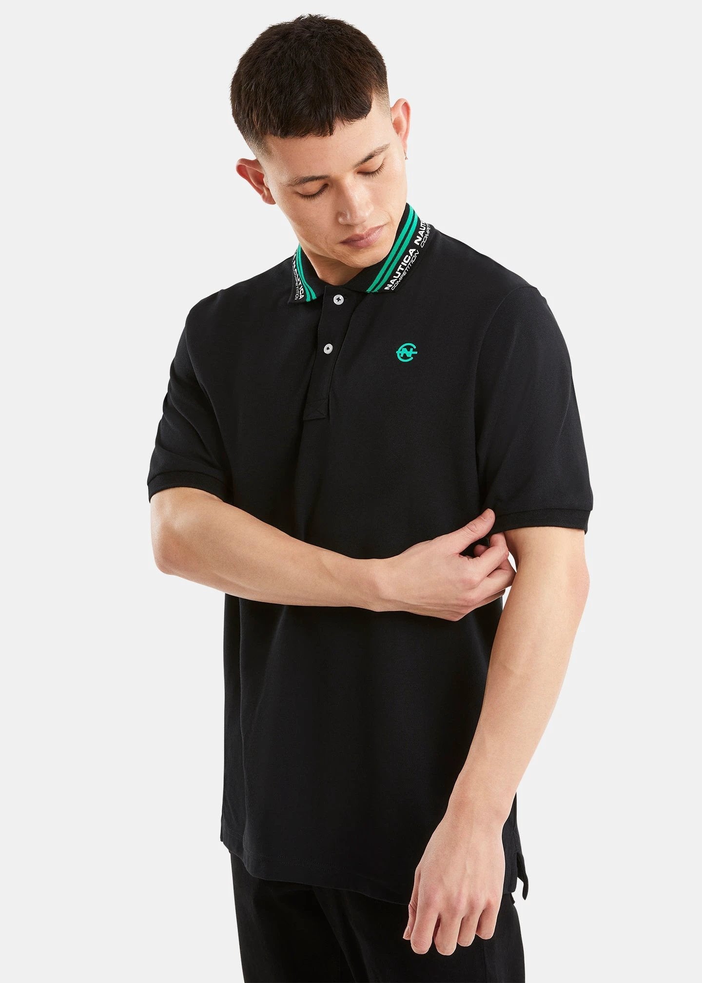 Poloshirt Nautica Mangas Cortas Liso Para Caballeros by Nautica