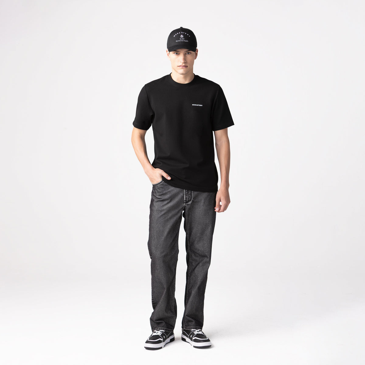NAPSTRO T-SHIRT MEN BLACK
