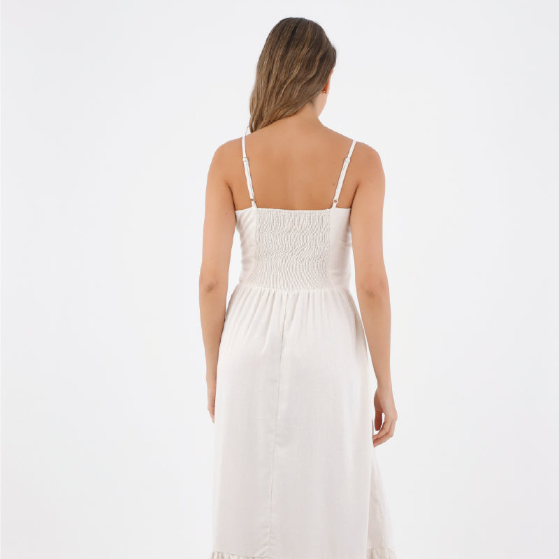 Dresses, color/material marfil, marca Mercedes Campuzano – vista 3