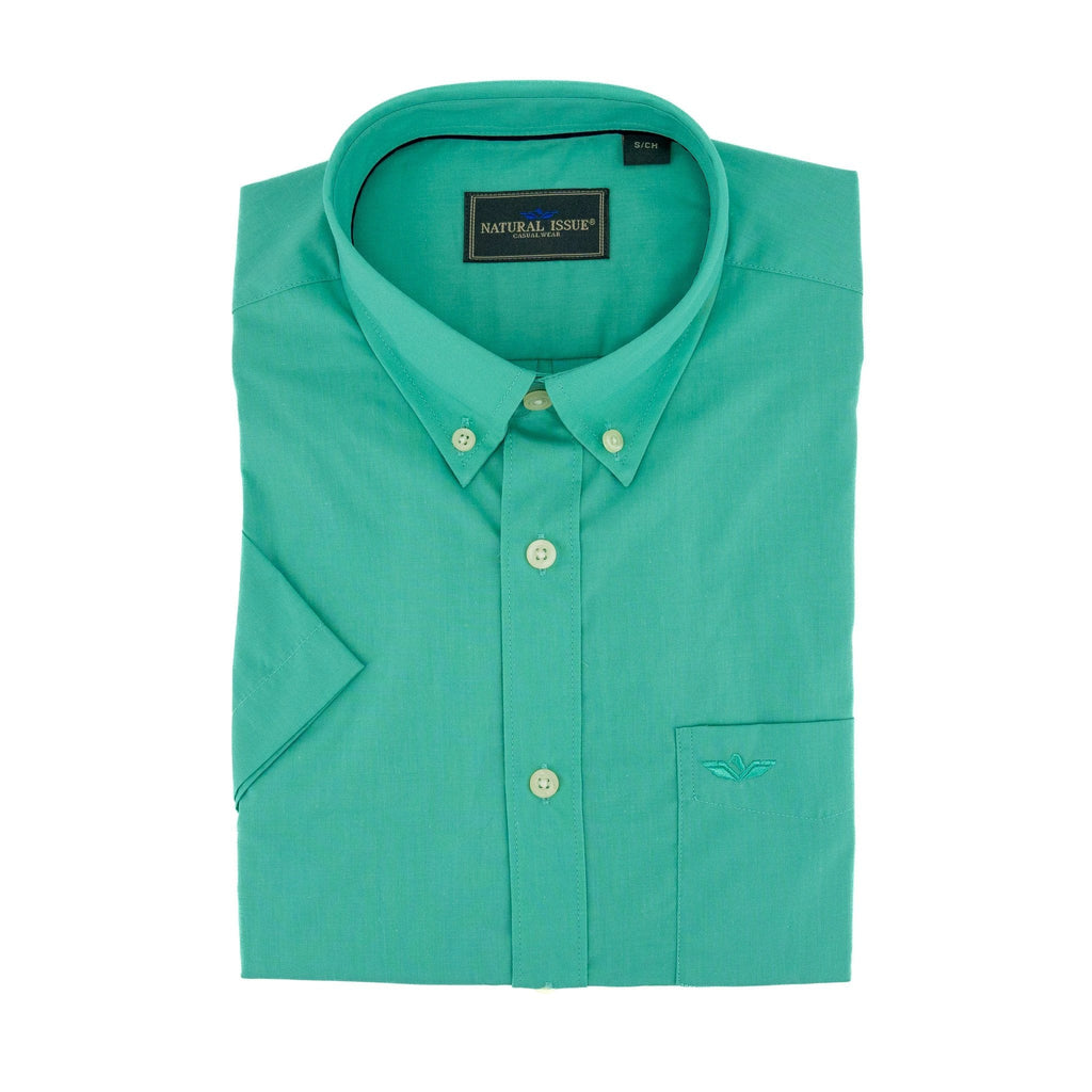 Camisa Natural Issue Mangas Cortas Lisa P/ Caballeros by Natural Issue