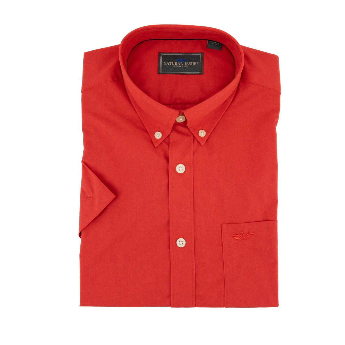 Camisa Natural Issue Mangas Cortas Lisa P/ Caballeros by Natural Issue