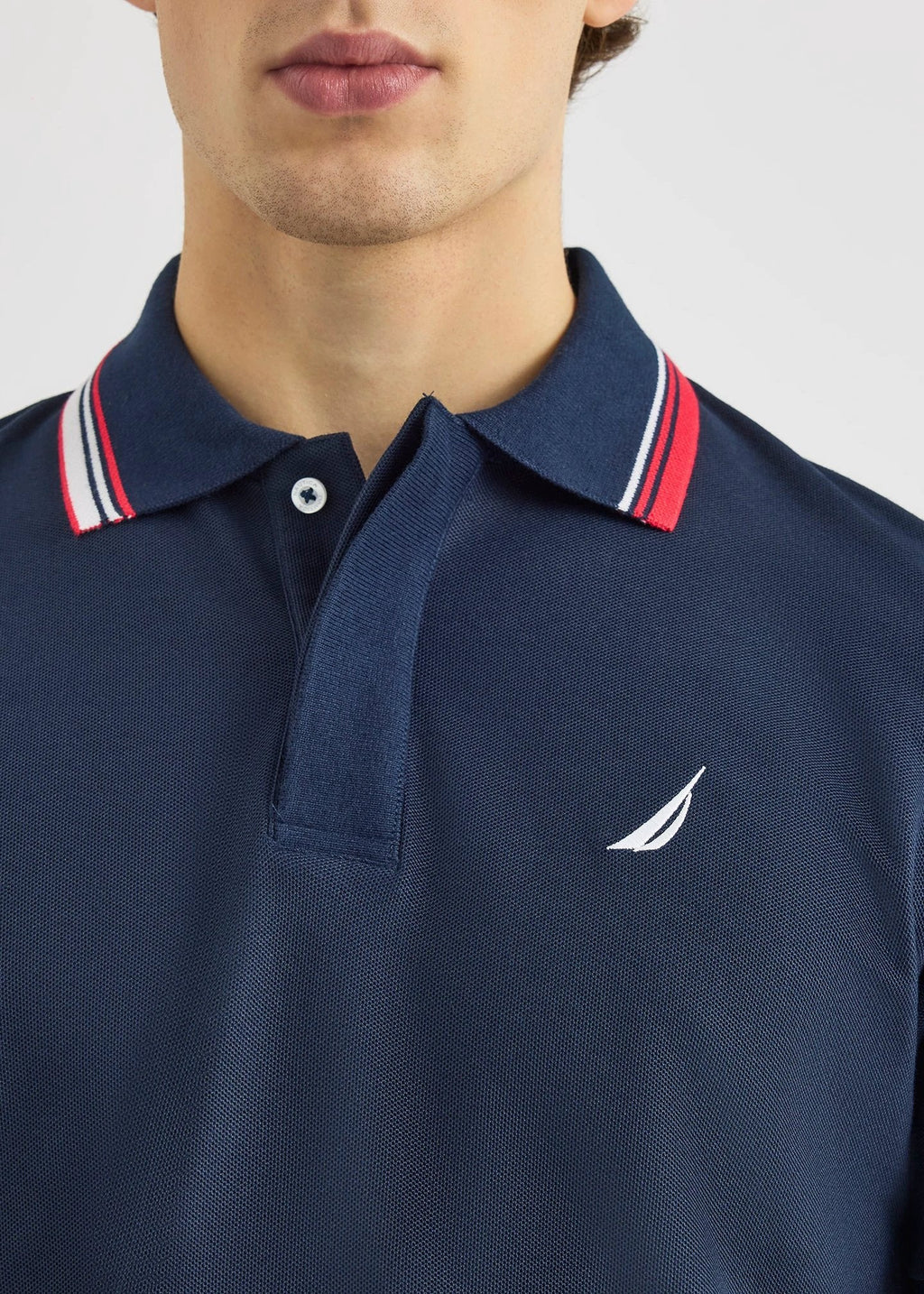 Poloshirt Nautica Mangas Cortas Liso Para Caballeros by Nautica