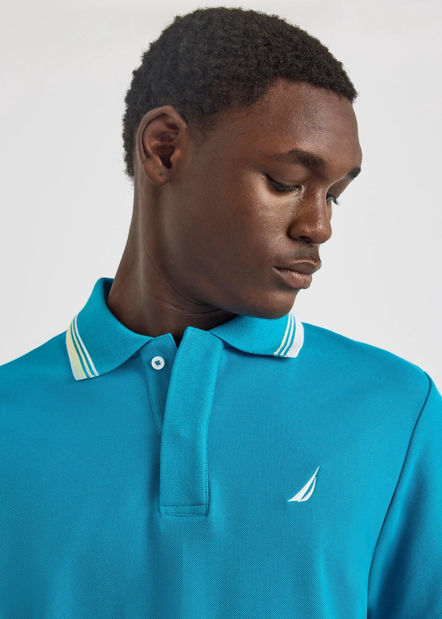 Poloshirt Nautica Mangas Cortas Liso Para Caballeros by Nautica