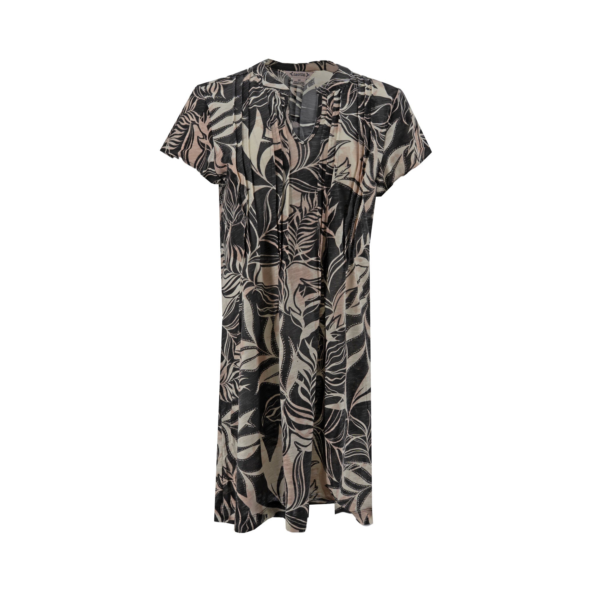 Vestido Nanette Mangas Cortas Estampado para Damas