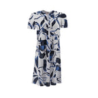 Vestido Nanette Mangas Cortas Estampado para Damas