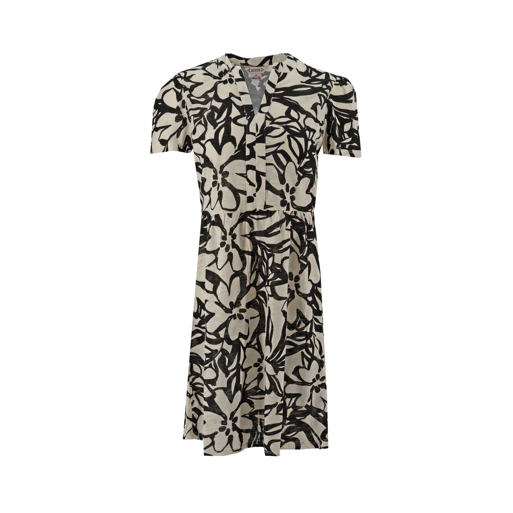 Vestido Nanette Mangas Cortas Estampado para Damas