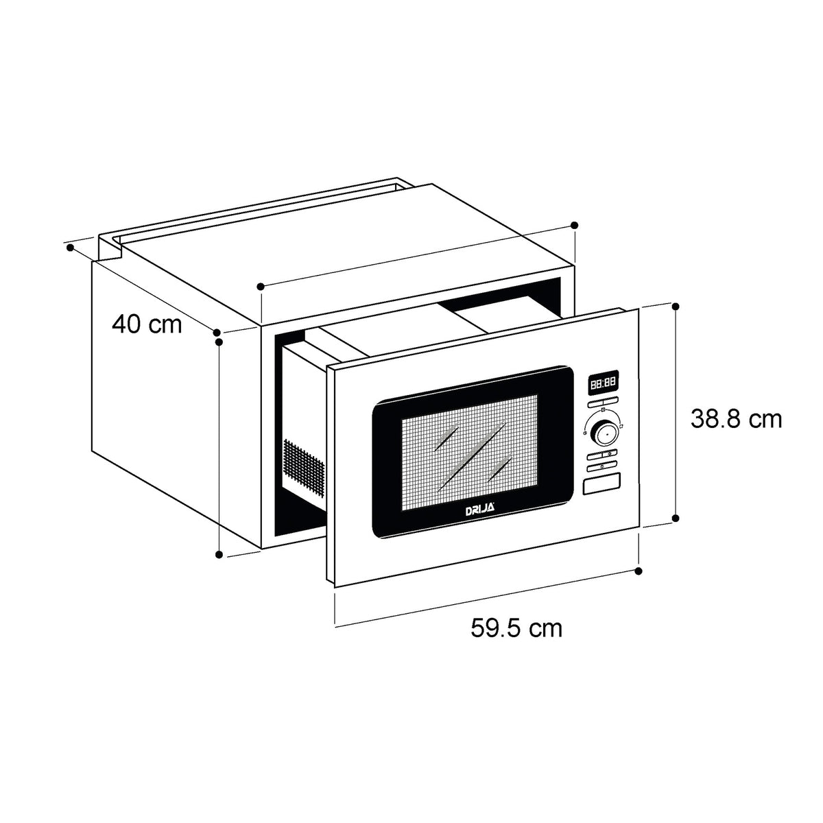 Microondas DRIJA NAPOLI 25L