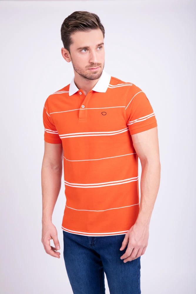 Poloshirt Oscar De La Renta Mangas Cortas Rayas Para Caballeros by Oscar De La Renta