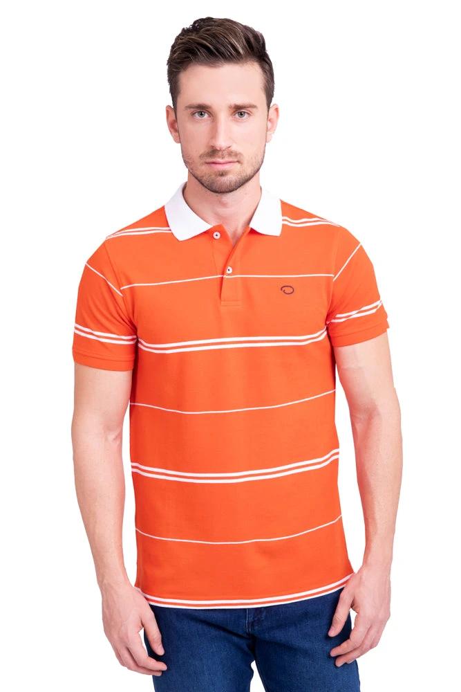 Poloshirt Oscar De La Renta Mangas Cortas Rayas Para Caballeros by Oscar De La Renta