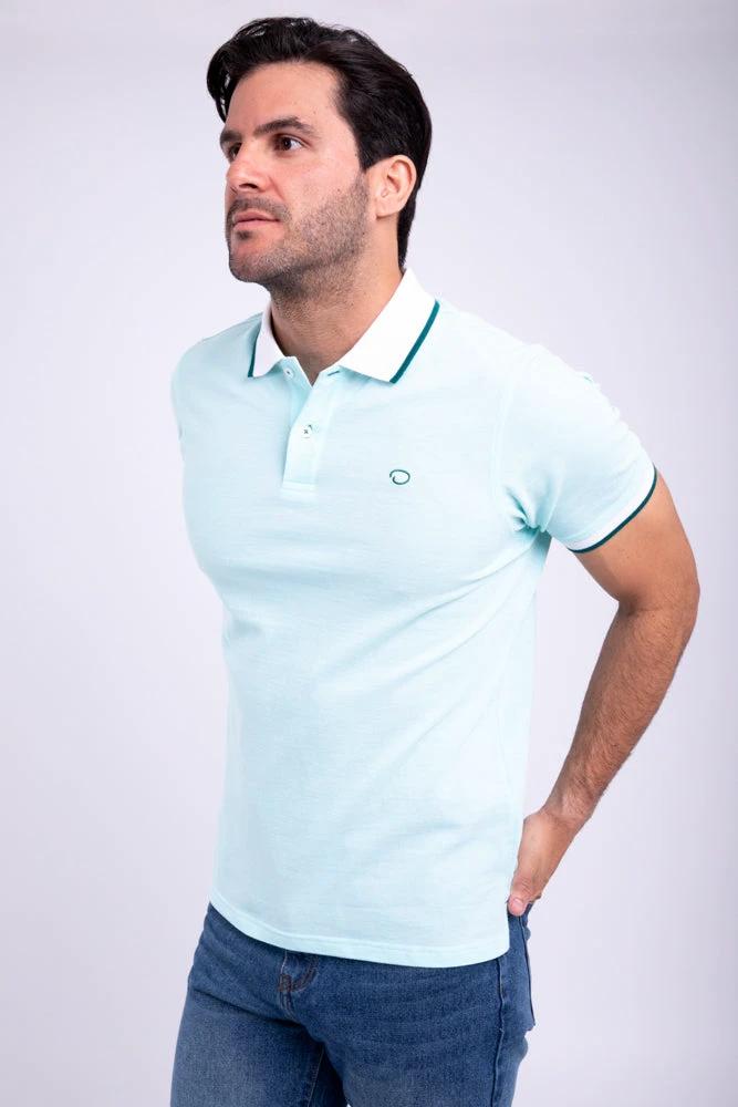 Poloshirt Oscar De La Renta Mangas Cortas Liso Para Caballeros by Oscar De La Renta