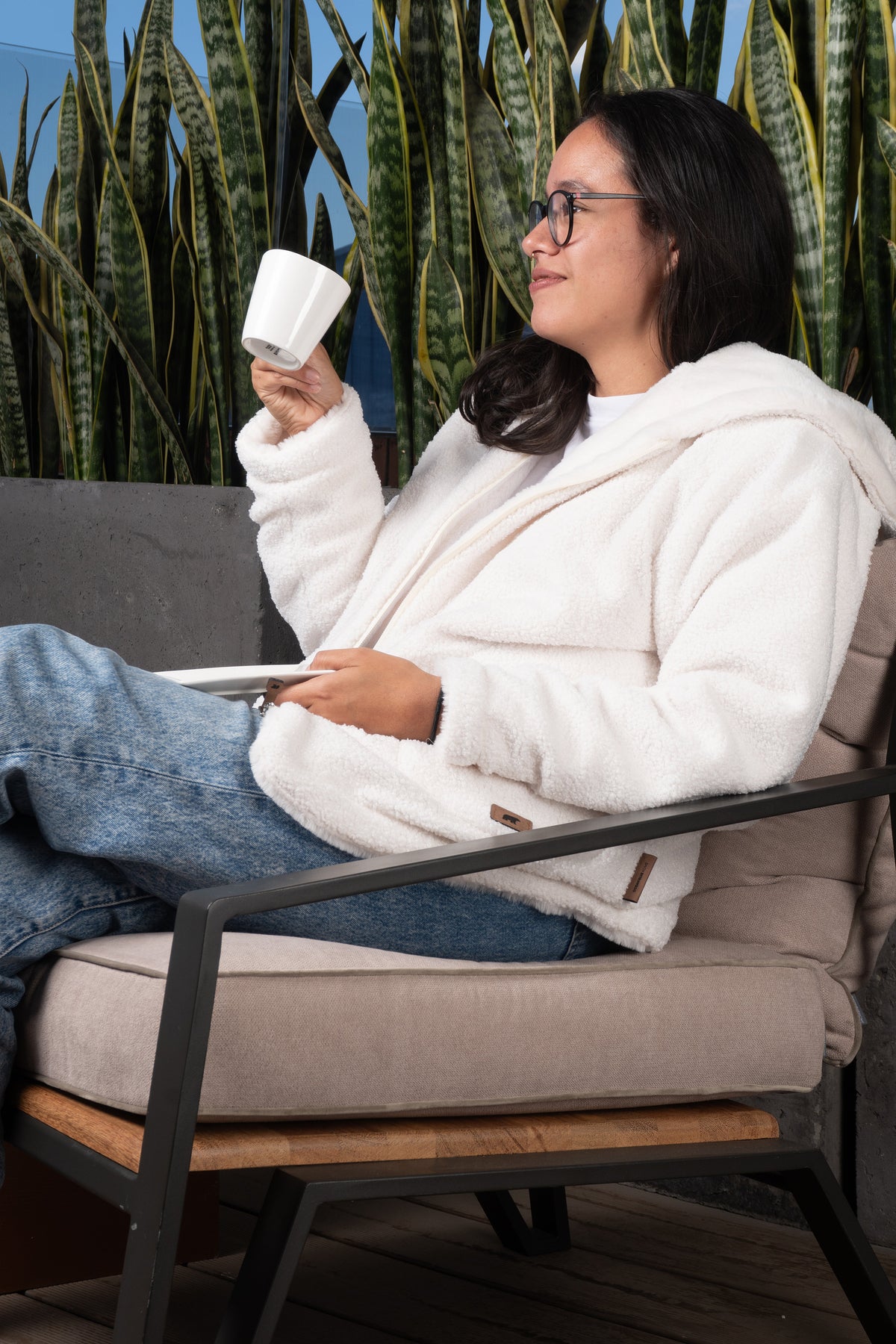Saco Nordic Doblefaz Ivory