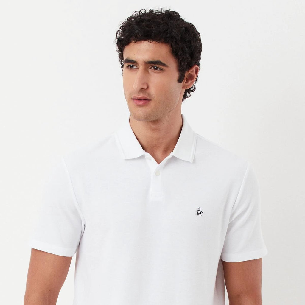 Poloshirt Penguin Mangas Cortas Liso Para Caballeros by Penguin
