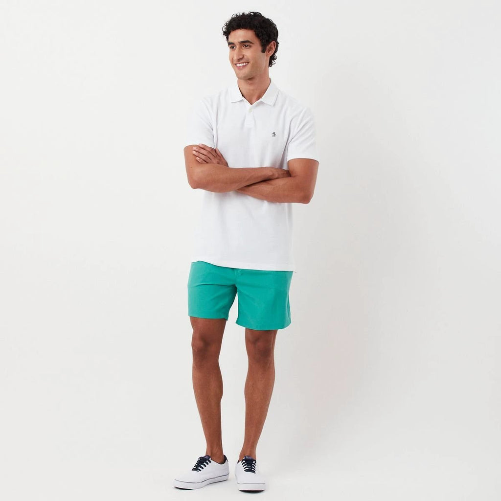 Poloshirt Penguin Mangas Cortas Liso Para Caballeros by Penguin