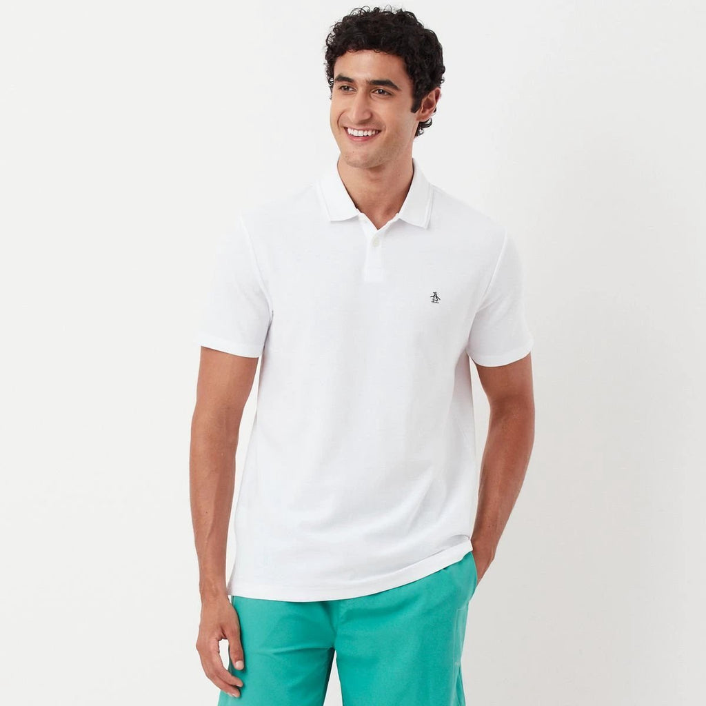 Poloshirt Penguin Mangas Cortas Liso Para Caballeros by Penguin