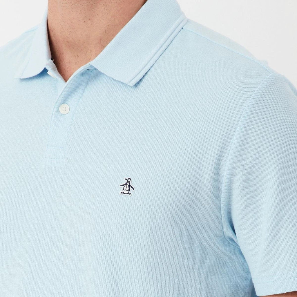 Poloshirt Penguin Mangas Cortas Liso Para Caballeros by Penguin