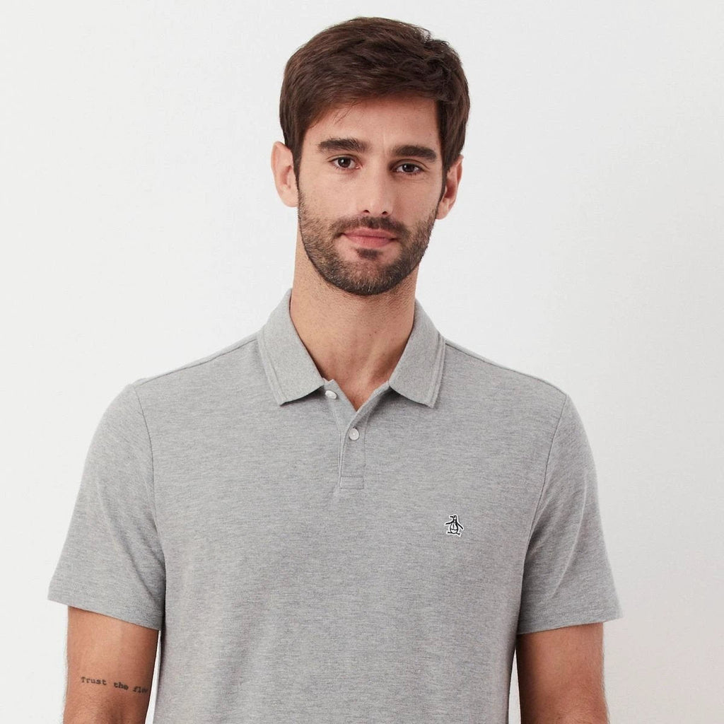 Poloshirt Penguin Mangas Cortas Liso Para Caballeros by Penguin