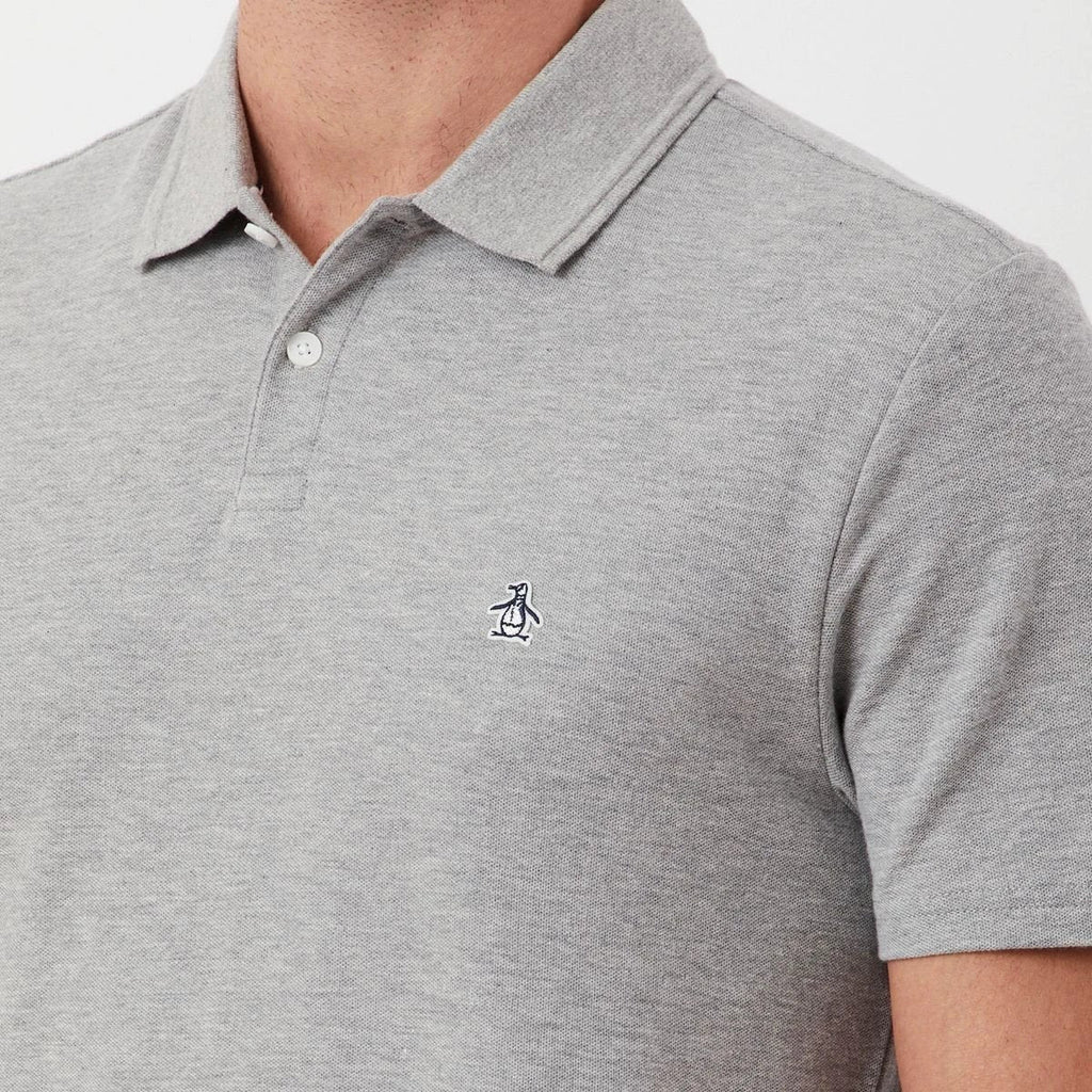 Poloshirt Penguin Mangas Cortas Liso Para Caballeros by Penguin