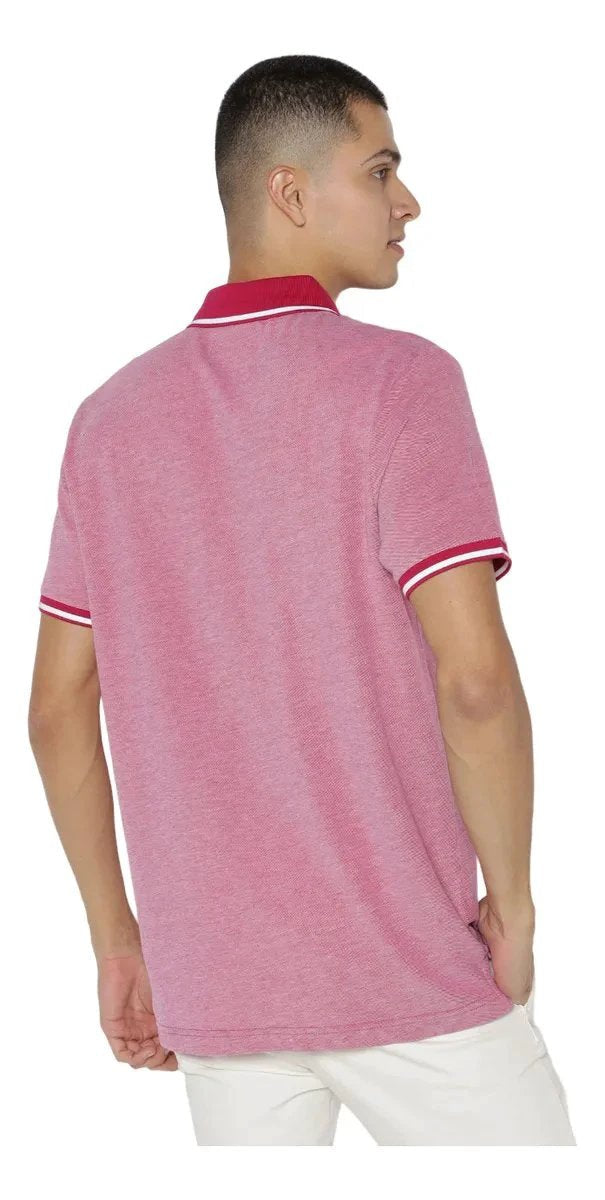 Poloshirt Penguin Mangas Cortas Liso Para Caballeros by Penguin