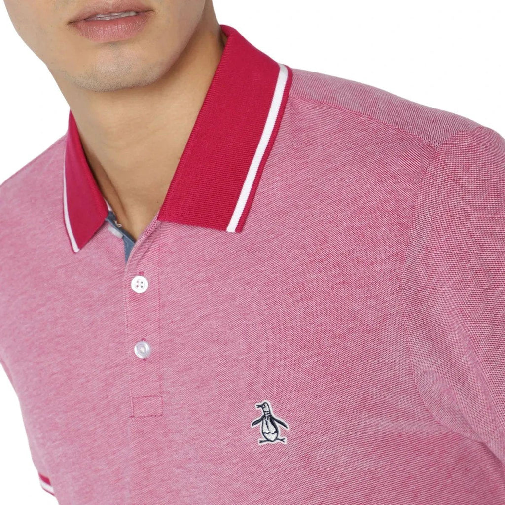 Poloshirt Penguin Mangas Cortas Liso Para Caballeros by Penguin