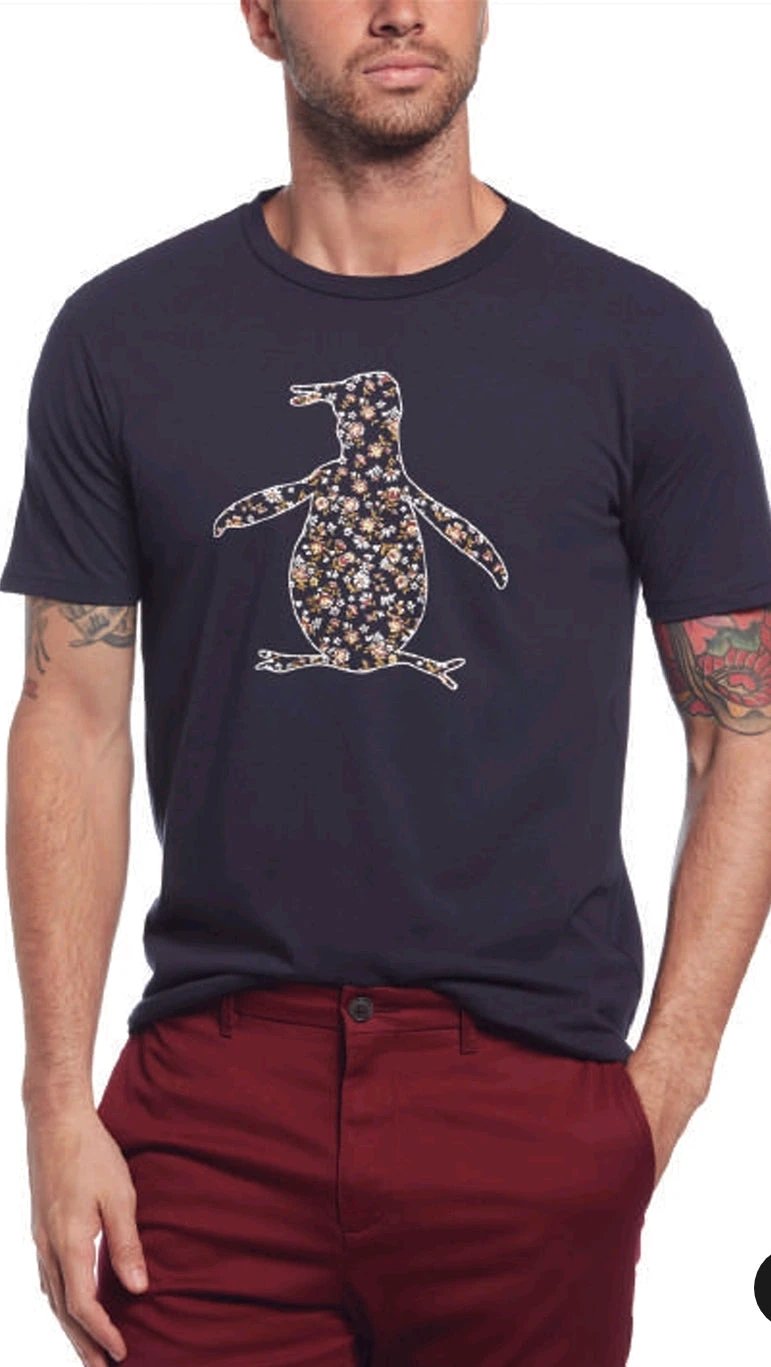 Camiseta Penguin Mangas Cortas Estampada P/ Caballeros by Penguin