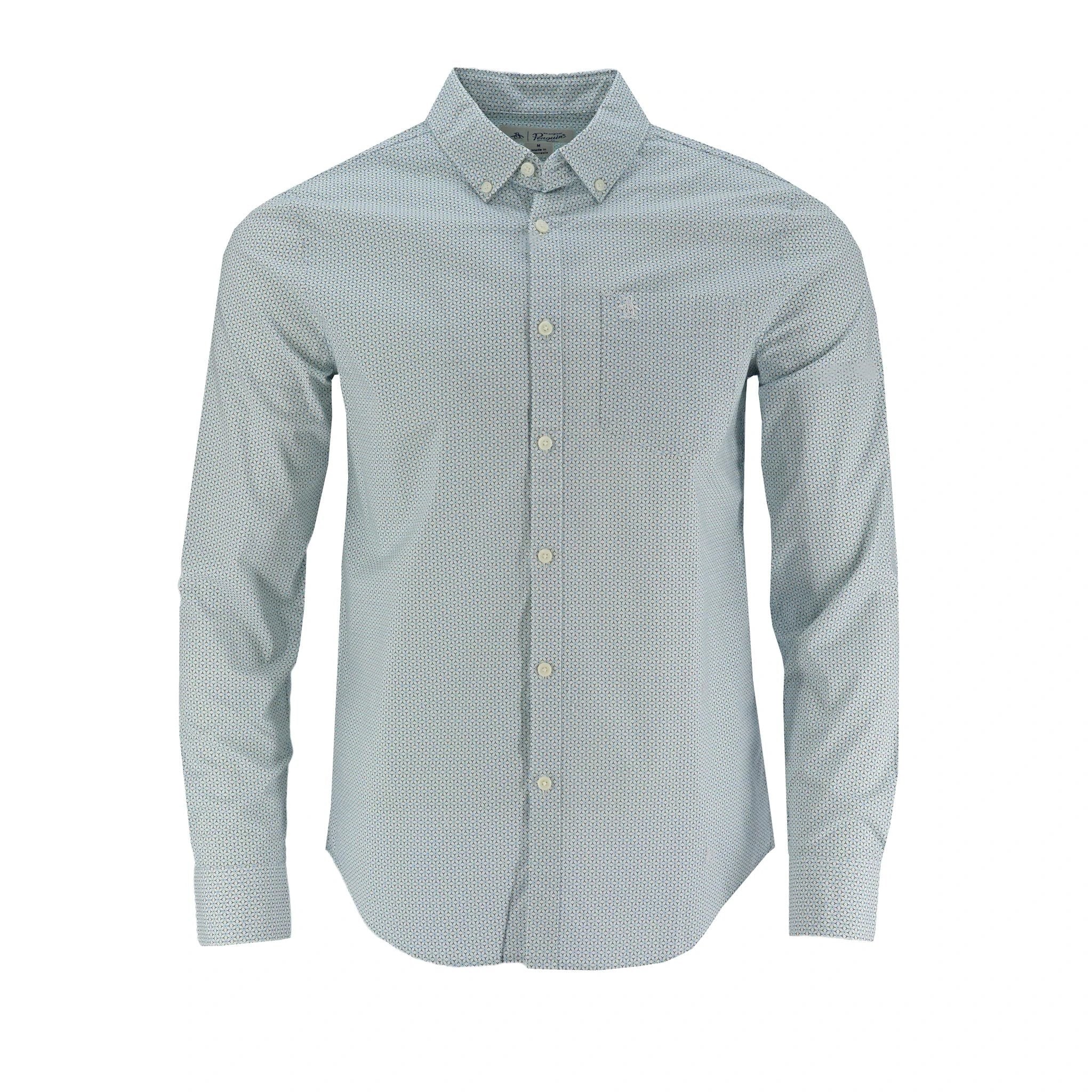 Camisa Penguin Mangas Largas Estampada Para Caballeros by Penguin