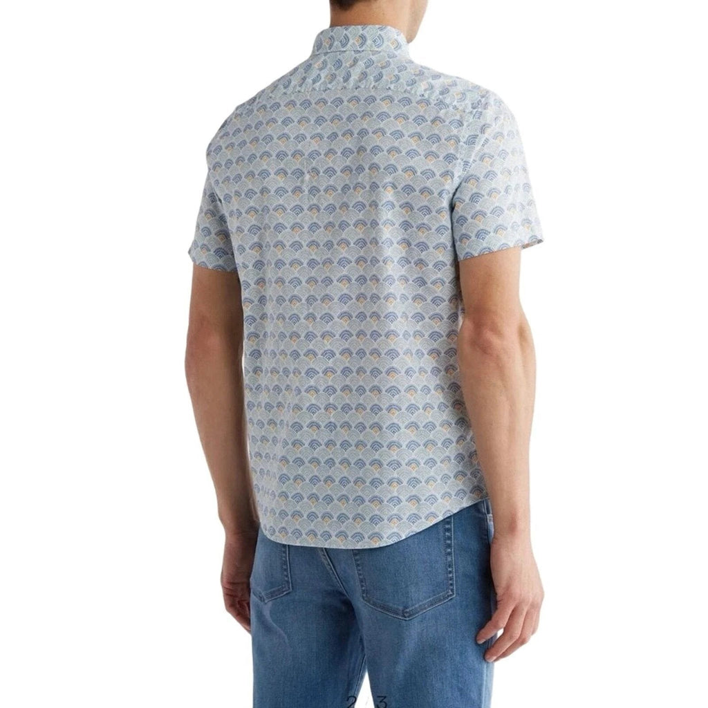 Camisa Penguin Mangas Cortas Estampada Para Caballeros by Penguin