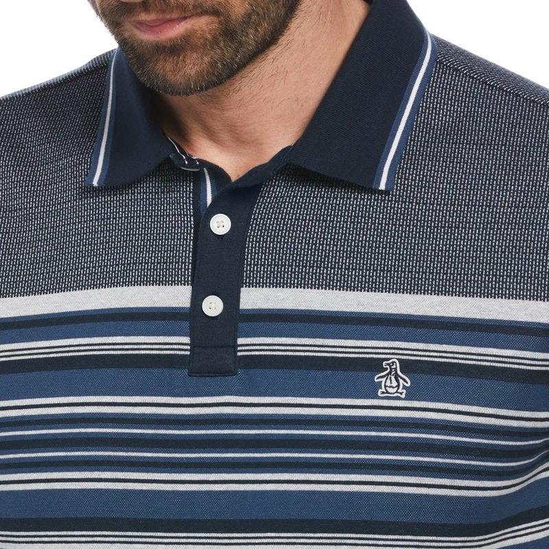 Poloshirt Penguin Mangas Cortas Rayas Para Caballeros by Penguin