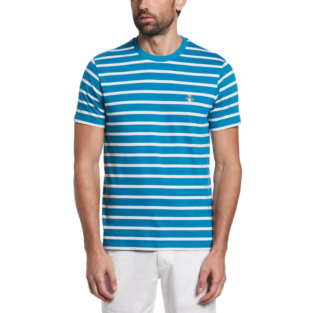 Camiseta Penguin Mangas Cortas Rayas P/ Caballeros by Penguin