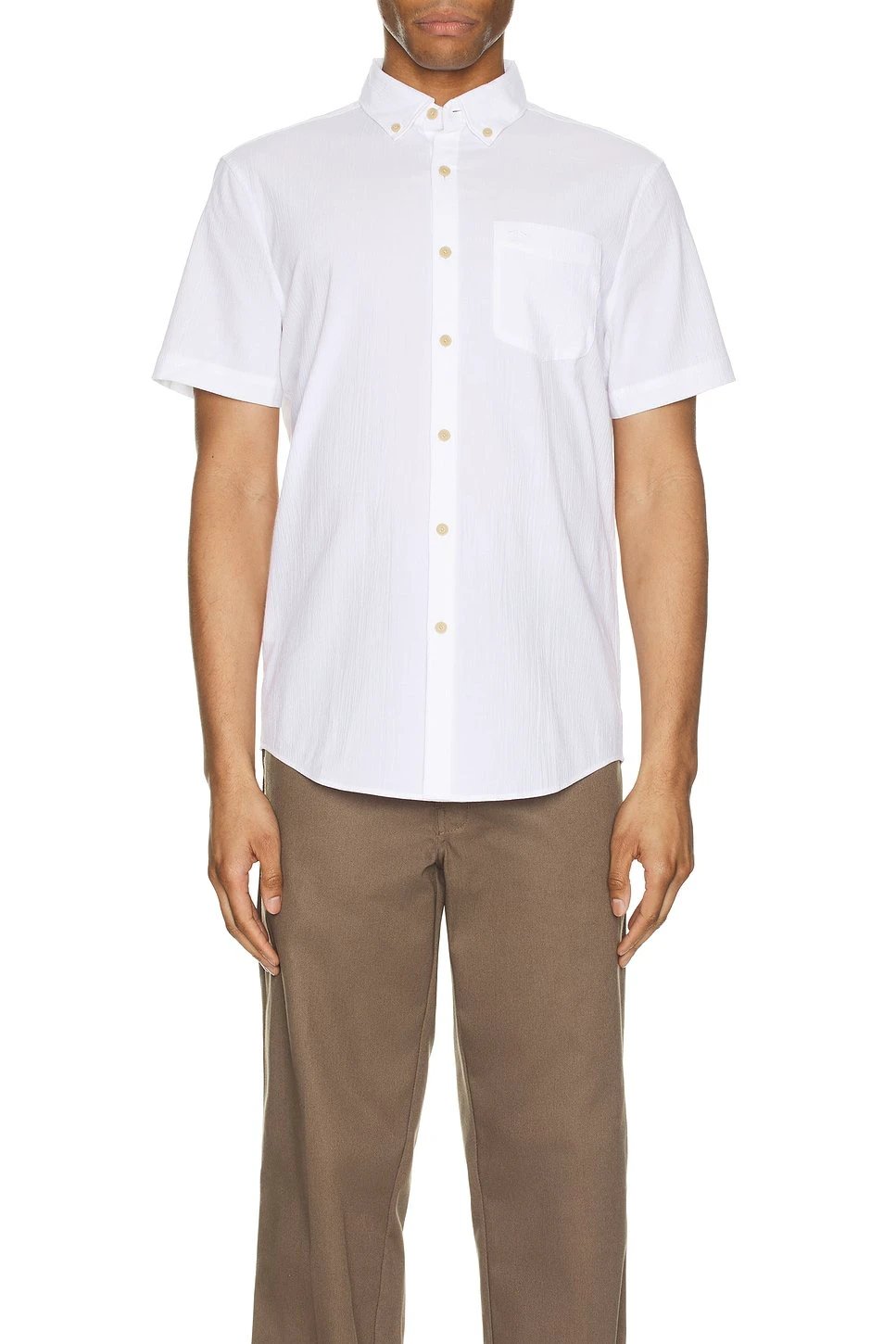 Camisa Penguin Mangas Cortas Lisa Para Caballeros by Penguin