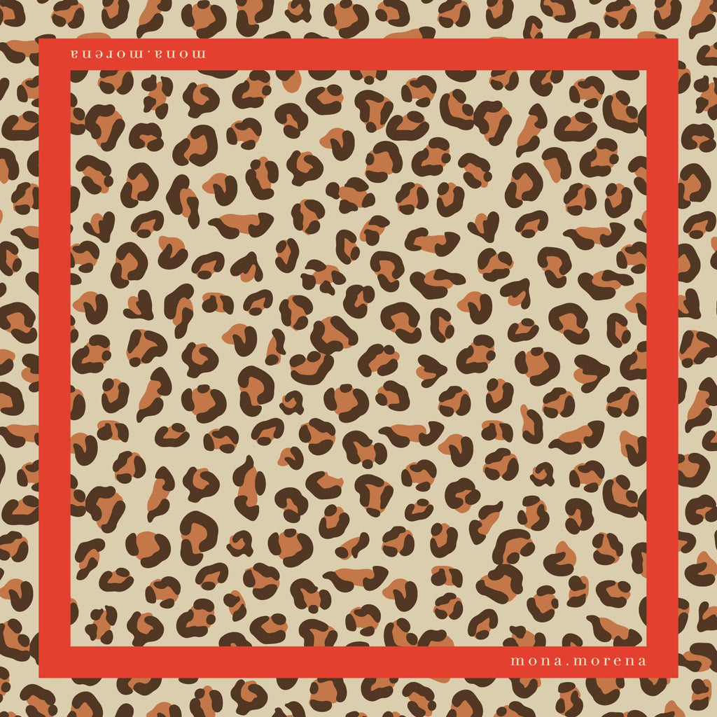 SALE - Pañoleta 70x70 cm - Animal Print