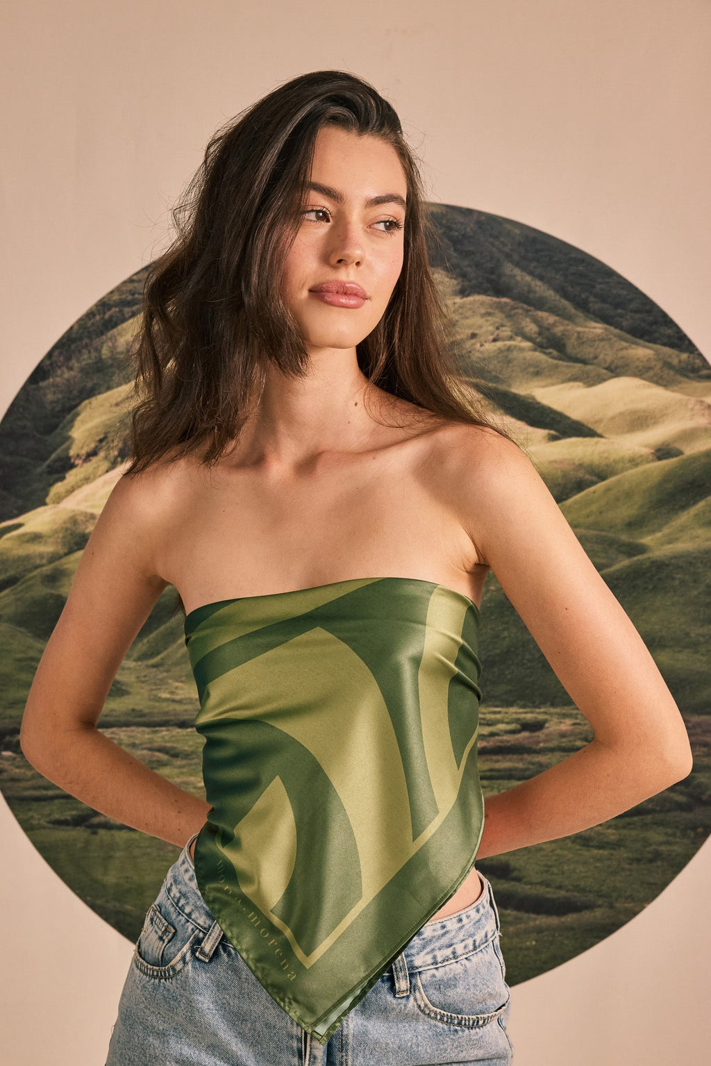 Pañoleta Geo - Limón