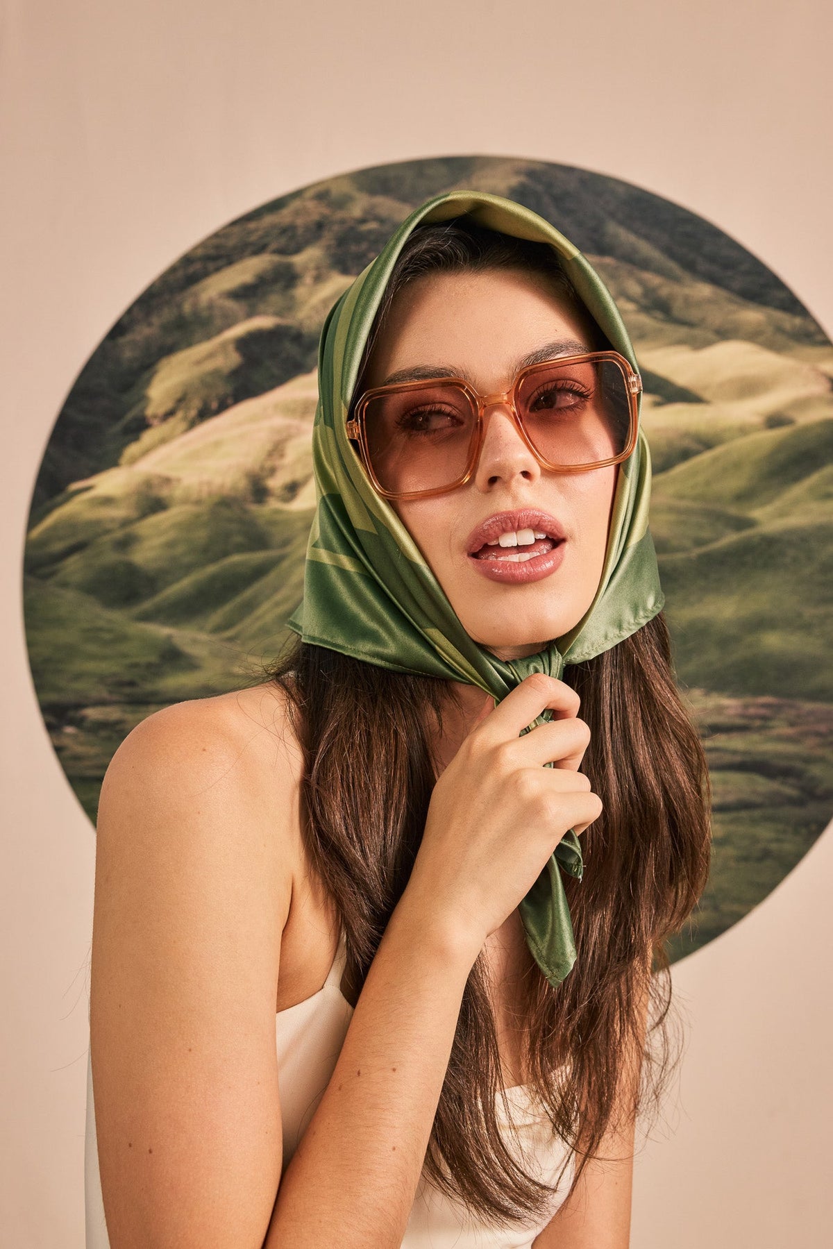 Pañoleta Geo - Limón