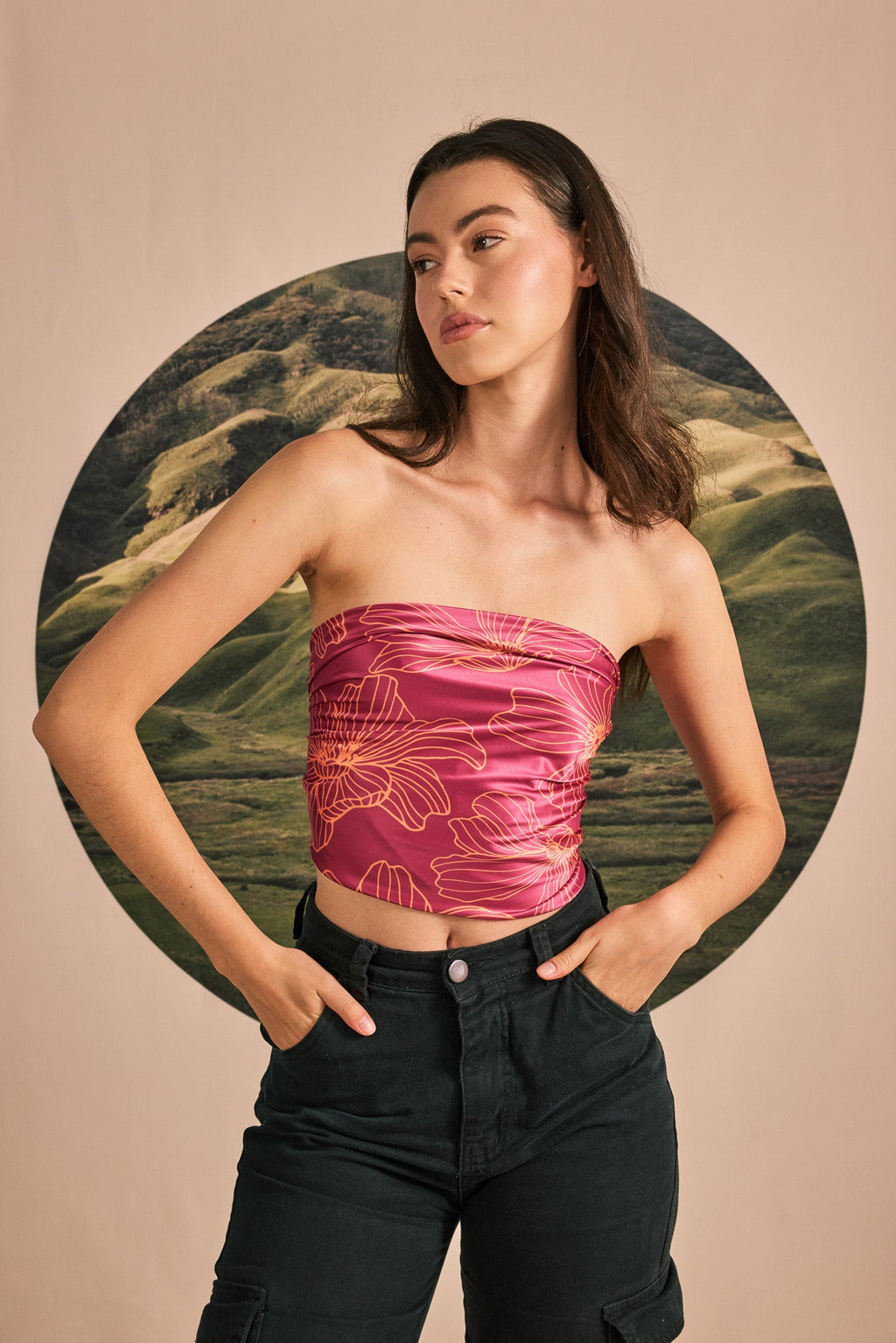 SALE - Pañoleta Magenta