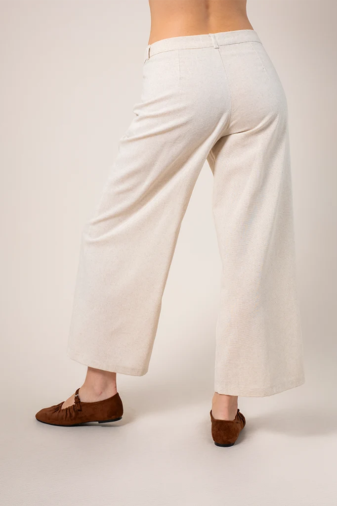 PANTALON CULOTTE LINO 8089.