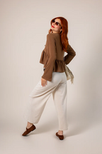 PANTALON CULOTTE LINO 8089.