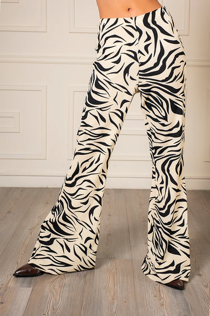 PANTALON FLARE TEXTURA G-M 8694.