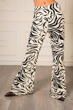 PANTALON FLARE TEXTURA G-M 8694.