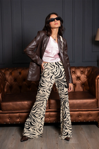 PANTALON FLARE TEXTURA G-M 8694.