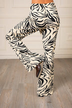PANTALON FLARE TEXTURA G-M 8694.