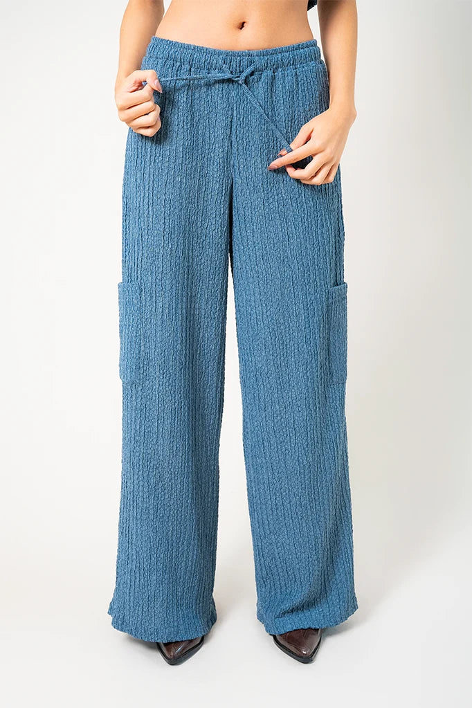 PANTALON FLUIDO TEXTURA R-C 8712 - Kliquea