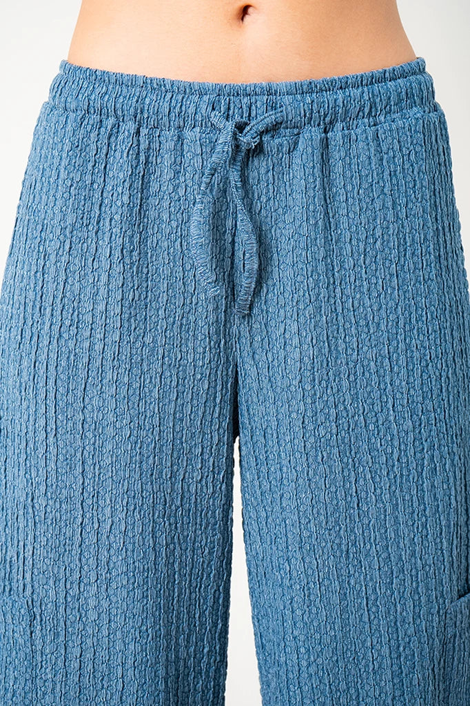 PANTALON FLUIDO TEXTURA R-C 8712 - Kliquea