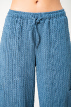 PANTALON FLUIDO TEXTURA R-C 8712 - Kliquea
